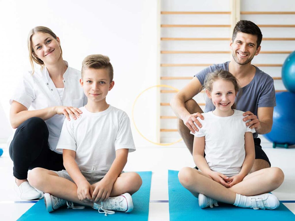 joga dla dzieci w domu